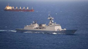 كوريا الجنوبية تنشر سفينتين حربيتين