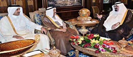 إجتماع سعودي كويتي قطري تحضيرا لقمة الخليج 