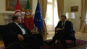 المنجي الحامدي ورئيس الوزراء في البرتغال