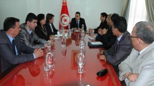 "مهدي جمعة" يلتقي أعضاء المكتب التنفيذي لجمعيّة القضاة التونسيين