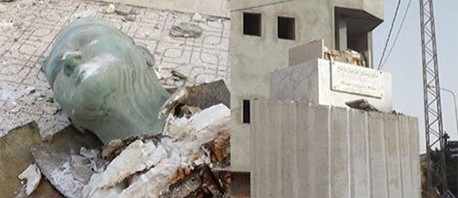   الحامّة : وقفة احتجاجية لاتحاد الشغل على خلفية الاعتداء على تمثال الطاهر الحداد
