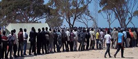 معبر راس جدير: وصول اول دفعة متكونة من  130 سينيغاليا فاريين من ليبيا