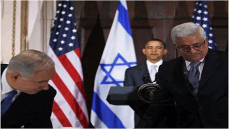 عباس + اوباما + نتنياهو