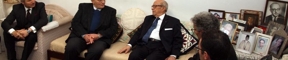 "السبسي" يعزي عائلة "بن يوسف" عقب وفاة أرملة الزعيم "صالح بن يوسف"