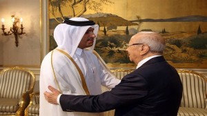 السبسي يلتقي وزير الخارجية القطري