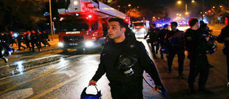 اعتقال 12 شخصاً في تركيا اثر التفجير الانتحاري بمدينة بورصة
