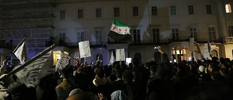 تحركات احتجاجية في نيويورك ولندن تنديدا بالوضع الكارثي في حلب