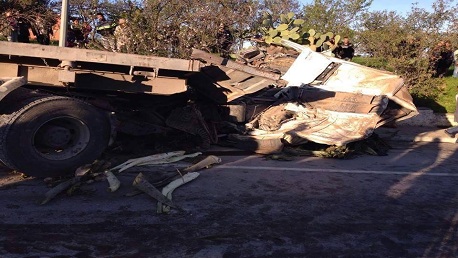 بنزرت-الحماري: انزلاق شاحنة يُخلّف 4 إصابات