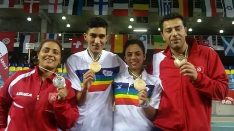 تونس تُتوج بذهبية مسابقة الزوجي المختلط في بطولة العالم للكرة الحديدية