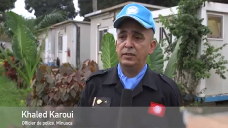 تكريم ضابط تونسي لانقاذه جنودا مغاربة في افريقيا الوسطى
