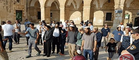 مستوطنون متطرفون يقتحمون باحات «الأقصى»