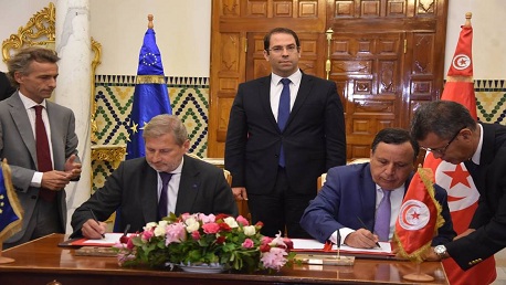 التوقيع على إتفاقيتي تمويل في مجالي تعصير الإدارة العمومية و قطاع الصحة بقيمة 94 مليون اورو بين الجمهورية التونسية و الإتحاد الاوروبي 