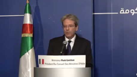  رئيس وزراء ايطاليا باولو جينتيلوني(Paolo Gentiloni) 