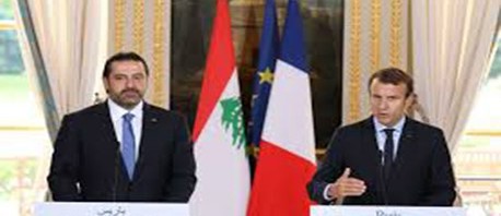 ماكرون يدعو القوى الخارجية الى عدم التدخل في شؤون لبنان