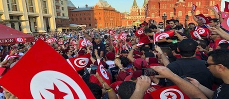 الجماهير التونسية في موسكو
