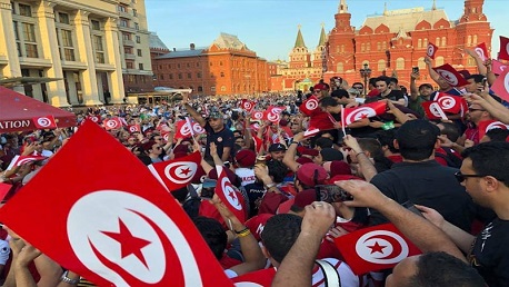 الجماهير التونسية  في موسكو