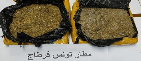حجز ماريخوانا بمطار قرطاج