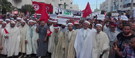 صفاقس: مسيرة لأئمة المساجد احتجاجا على تقرير لجنة الحقوق الفردية والمساواة