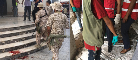 هجوم ارهابي من داعش يستهدف المؤسسة الوطنية للنفط