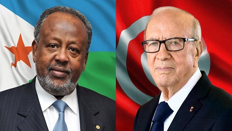 رئيس جيبوتي في تونس على رأس وفد من الوزراء ورجال الأعمال