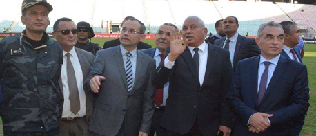 وزير الداخلية يُؤدي زيارة تفقدية إلى ملعب رادس