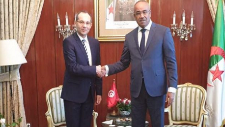وزيرا داخلية تونس والجزائر 