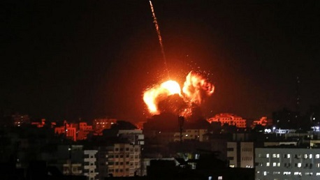 	غارات صهيونية على غزة: قصف مواقع من بينها مقرّ إسماعيل هنيّة