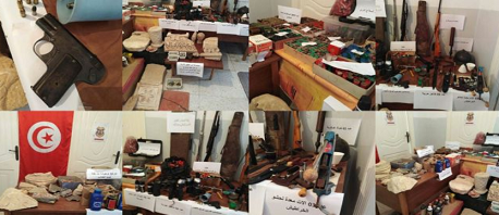 تستور: حجز بنادق صيد ومسدس حربي وتحف أثرية بضيعة فلاحية