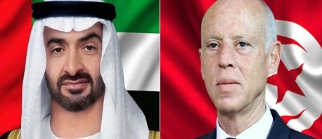 ولي عهد أبوظبي يُؤكّد استعداد بلاده للوقوف مع تونس في مواجهة كورونا