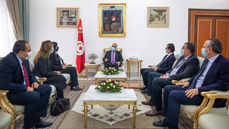 رئيس الحكومة يستقبل وفدا عن كتلة قلب تونس 