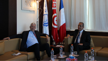ماجول يستقبل سفير فرنسا بتونس