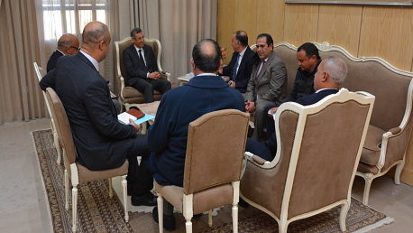 لقاء وزير الداخلية مع أعضاء المكتب التنفيذي للاتحاد الوطني لنقابات قوات الأمن التونسي