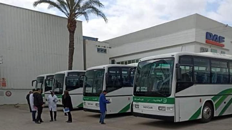 شركة النقل بين المدن تتسلّم 5 حافلات جديدة
