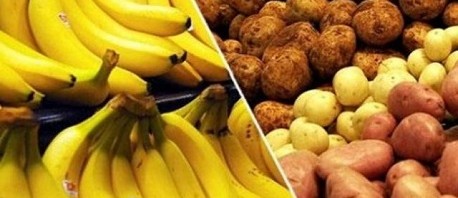 حجز 8.1 طنا من الموز والبطاطا من أجل الاحتكار والمضاربة