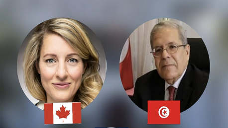 الجرندي ووزيرة خارجية كندا