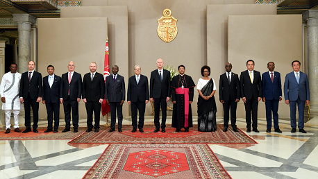 رئيس الدولة يتسلّم أوراق اعتماد 11 سفيرا أجنبيا غير مقيم بتونس