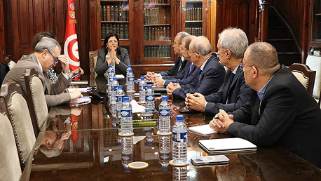 وزيرة الماليّة تلتقي بأعضاء المكتب التنفيذي للاتحاد التونسي للصناعة والتجارة والصناعات التقليديّة