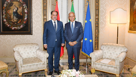 وزير خارجية تونس و وزير داخلية إيطاليا