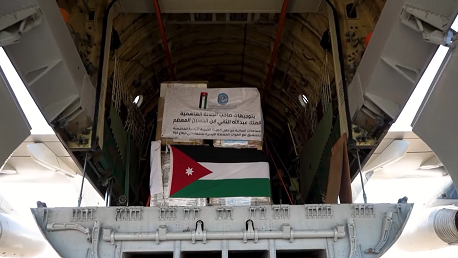 الأردن يُرسل طائرة مساعدات طبية لإغاثة غزة