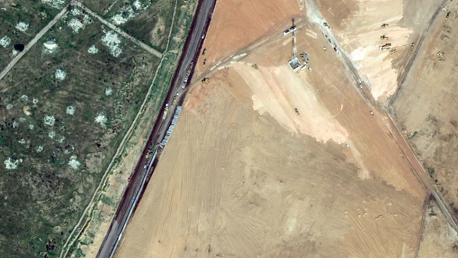  بناء مصر منطقة عازلة عند حدود غزة