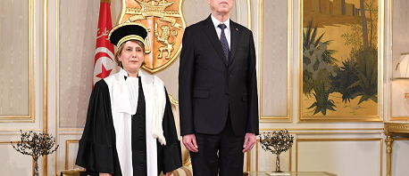 نرجس السلامي تؤدي اليمين كعضو جديد بالمجلس المؤقت للقضاء المالي