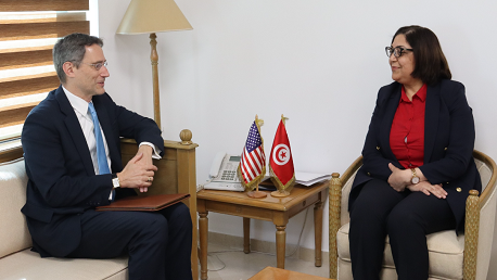 وزيرة التجارة وتنمية الصادرات تستقبل سفير الولايات المتحدة الأمريكية بتونس