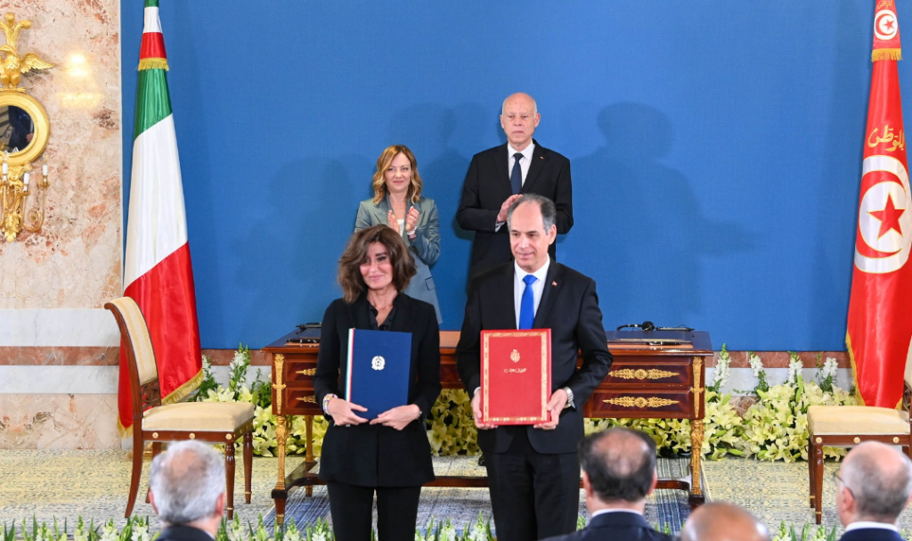 توقيع اتّفاقيتين ومذكرة تفاهم بين تونس وإيطاليا