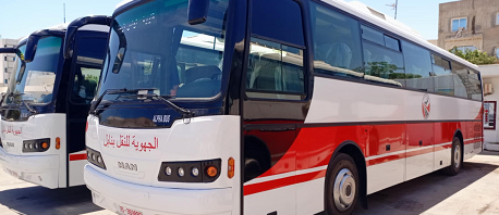 الشركة الجهوية للنقل بنابل تعزز أسطولها بحافلتين جديدتين