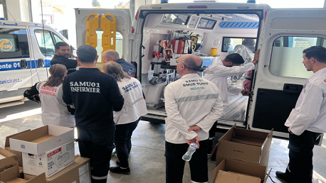 الاتحاد الأوروبي يسلّم تونس 47 سيارة إسعاف كاملة التجهيز