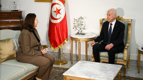 سعيد و رئيسة الحكومة