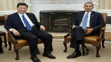 الرئيس الامريكي والرئيس الصيني