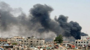 انفجار مخزن الذخيرة في حمص