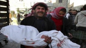 قتلى بالقنابل البرميلية في حلب