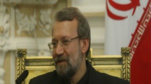 رئيس مجلس الشورى الإيراني" علي لاريجاني" 